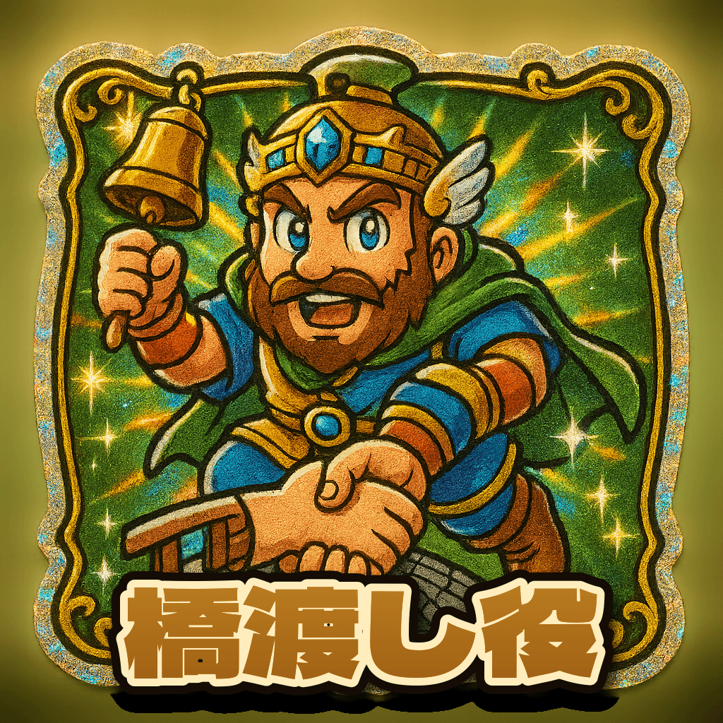 当たり役 橋渡し役