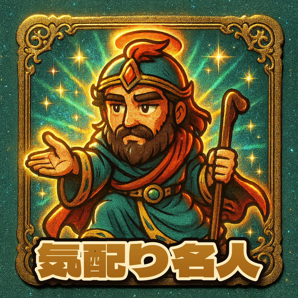 当たり役 気配り名人