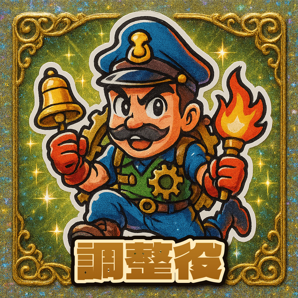当たり役 調整役